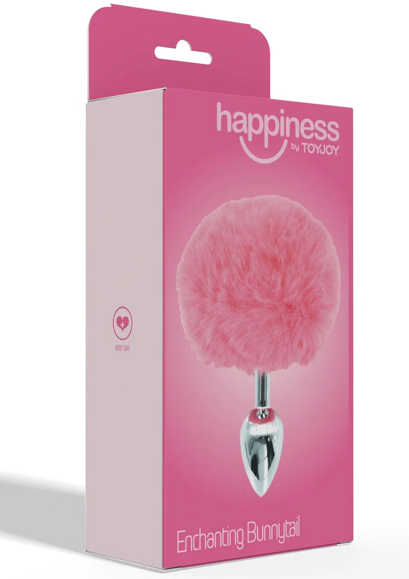 Buttplug dindill - Enchanting Bunnytail Buttplug - Bleikur