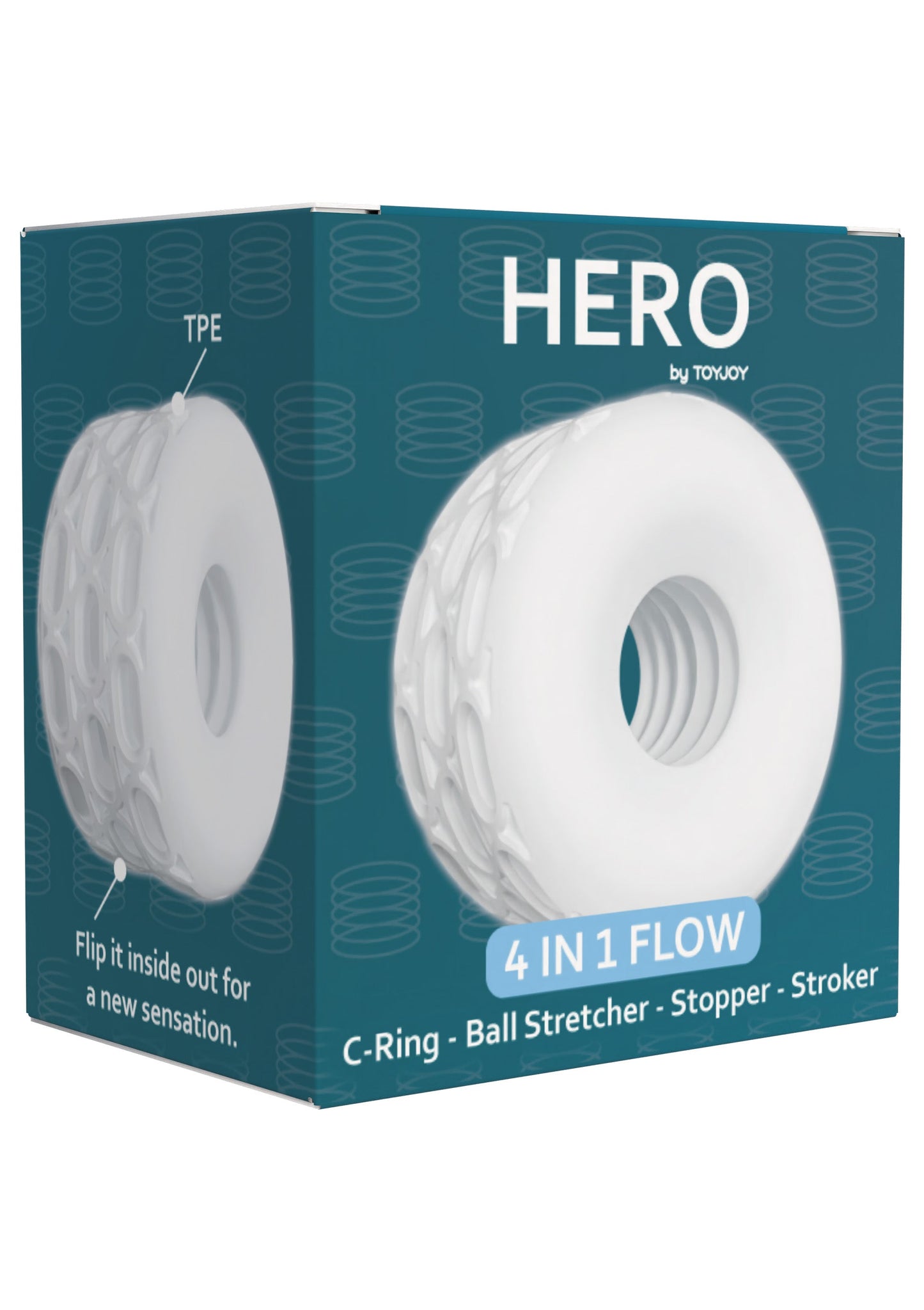 Typpahringur / Stroker - 4-in-1 Flow Ring