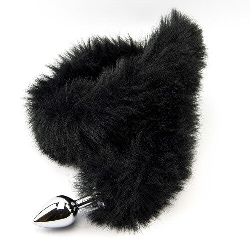 Buttplug skott - Furry Fantasy Black Panther Tail
