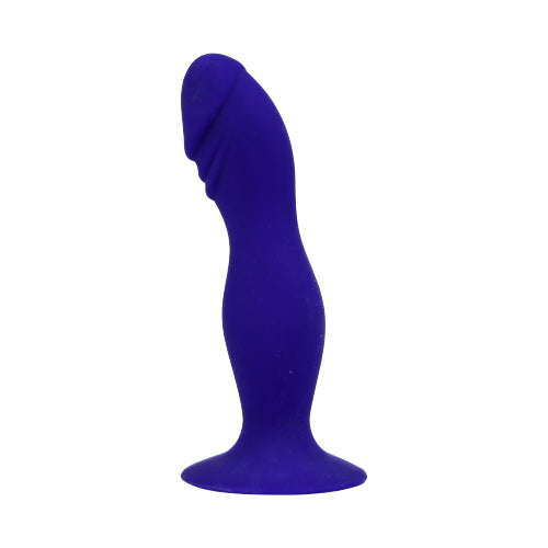 Loving Joy 6 Inch Silicone Dildo with Suction Cup Blue