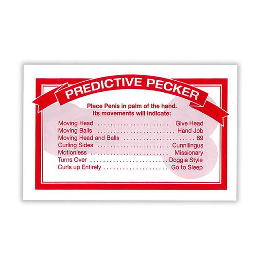 Predictive Pecker - Spurðu Typpið