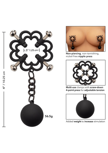 Power Grip 4-Point Weighted Nipple Press
