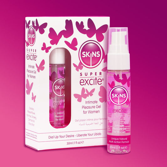 Skins Super Excite Clitoral Stimulation Gel 1 Fl oz (30ml)