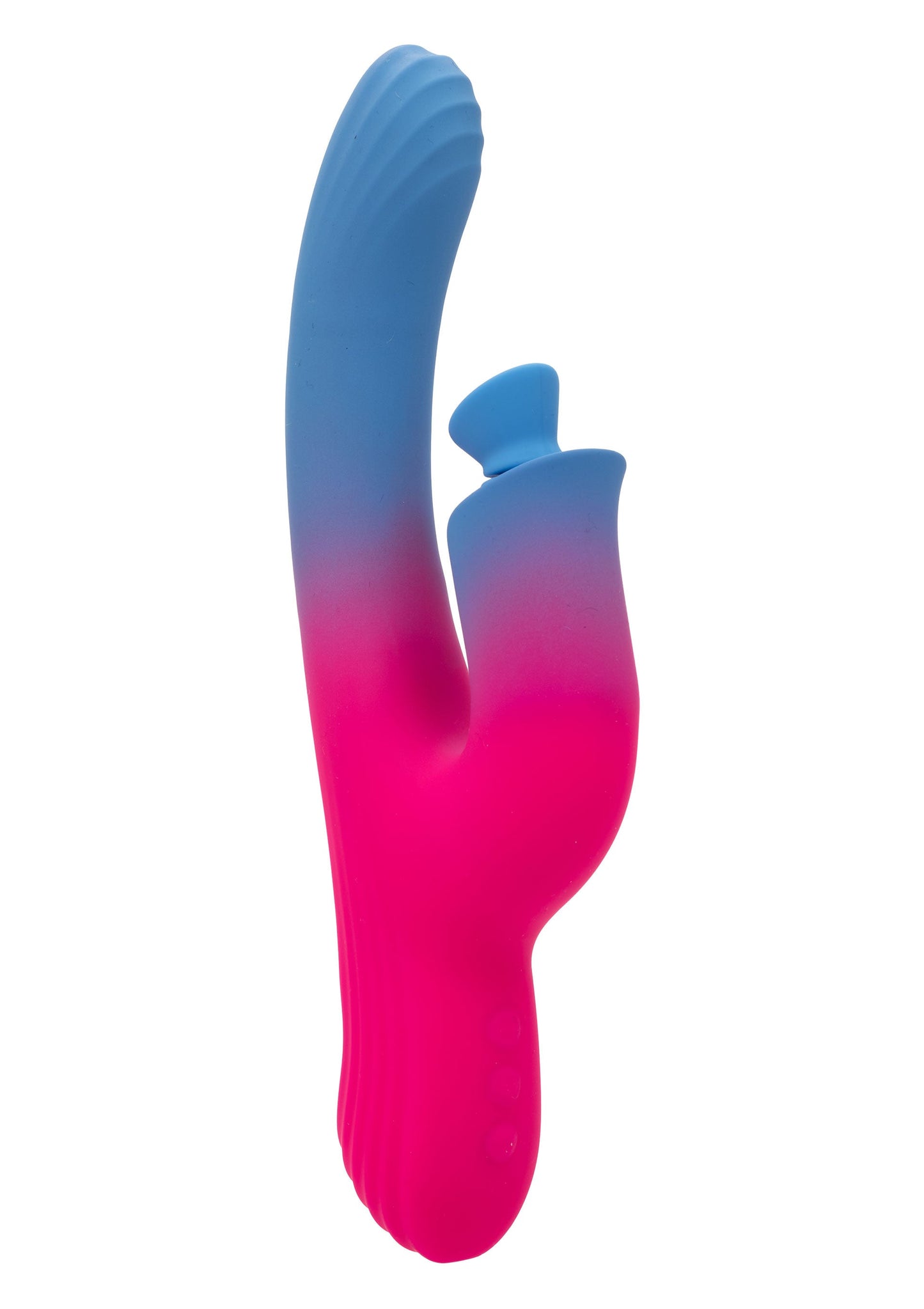 Tvöfaldur titrari m/ sogi - Dual Stimulator Suction Vibrator