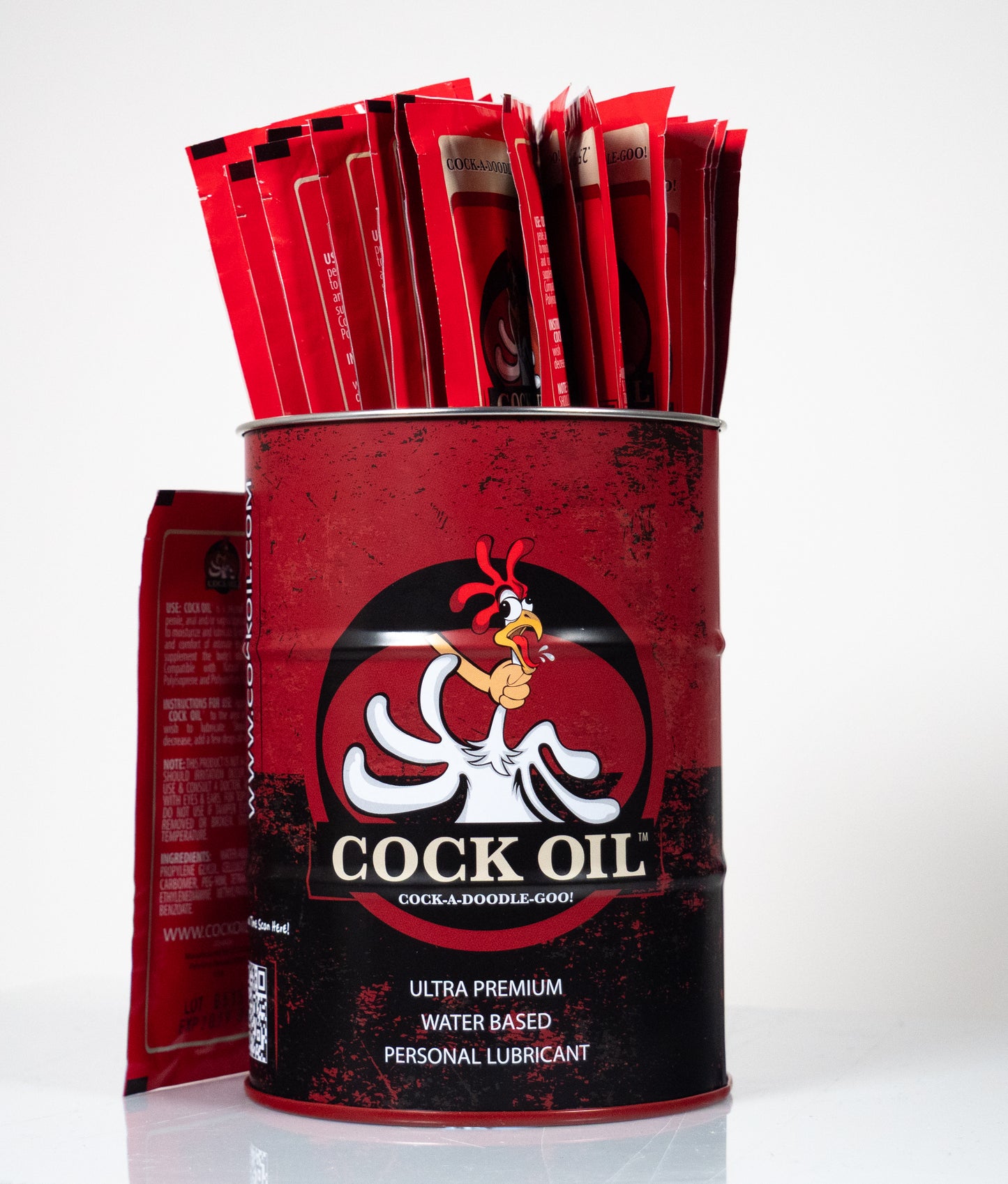 Cockoil sleipiefni - Tunna með 25 stk. 7 ml bréfum
