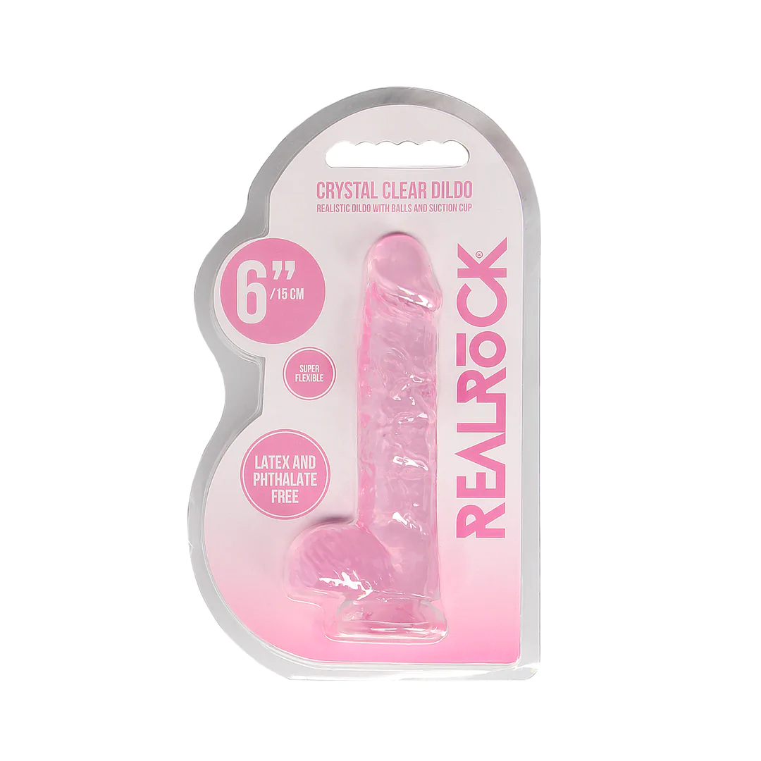 Realistic Dildo with Balls - 6" / 15 cm