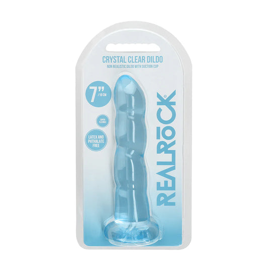 Dildó m/ sogskál - Non-Realistic Dildo with Suction Cup - 7" / 17 cm