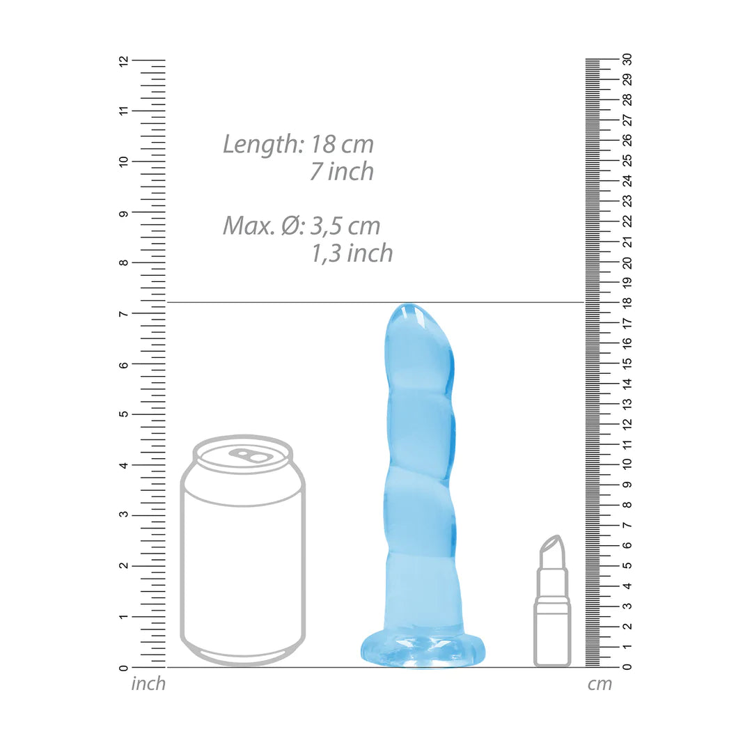 Non-Realistic Dildo with Suction Cup - 7" / 17 cm