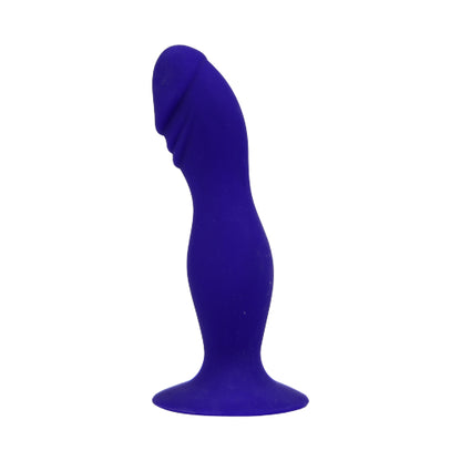 Loving Joy 6 Inch Silicone Dildo with Suction Cup Blue