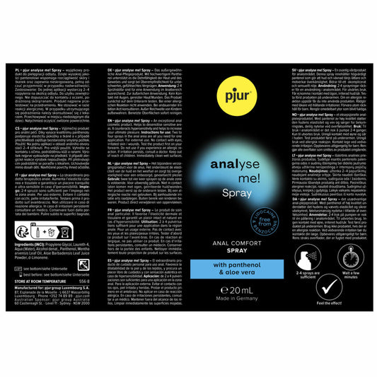 Analyse Me! Anal Comfort Spray 20 ml