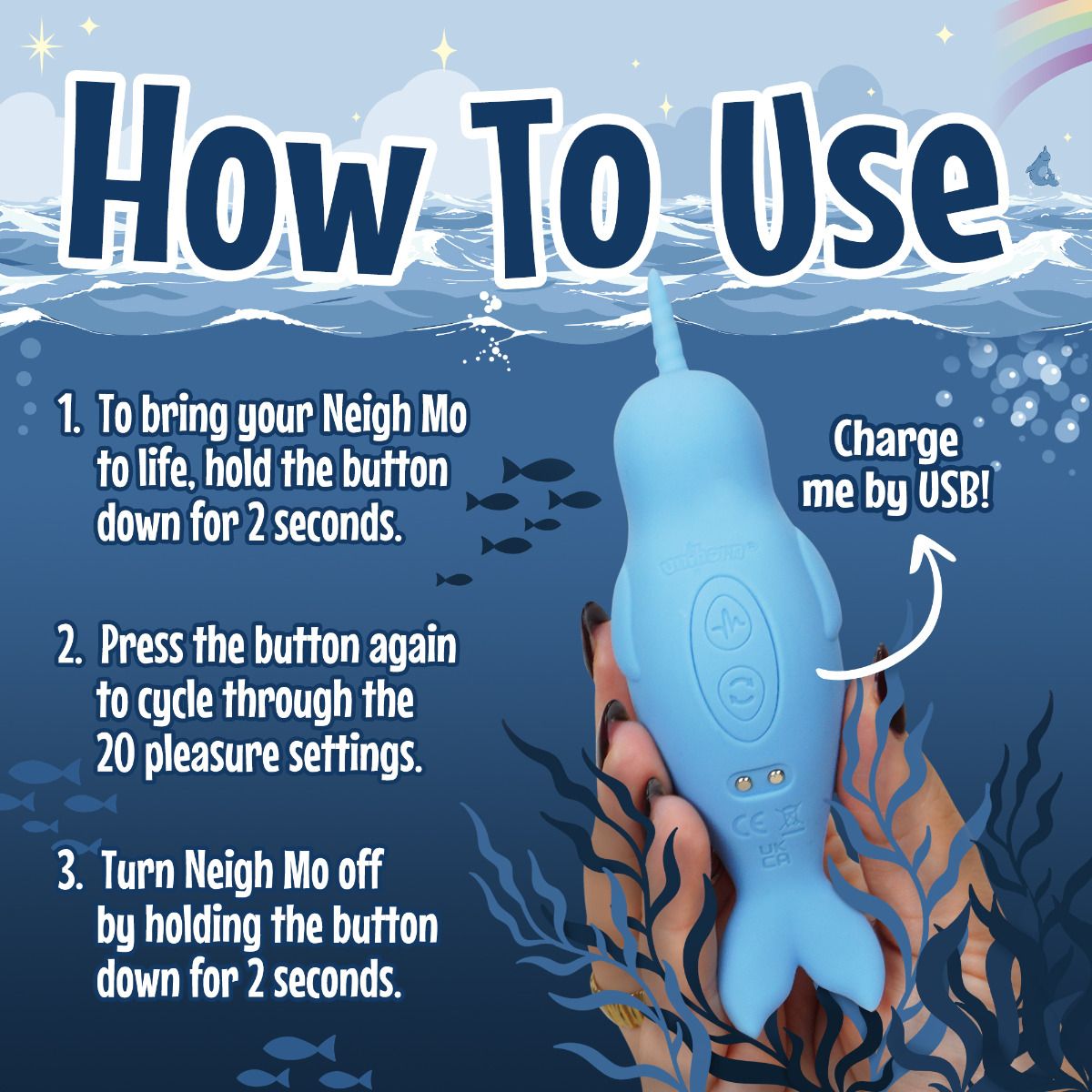 Unihorn of the Sea – Neigh Mo – The Narwhal